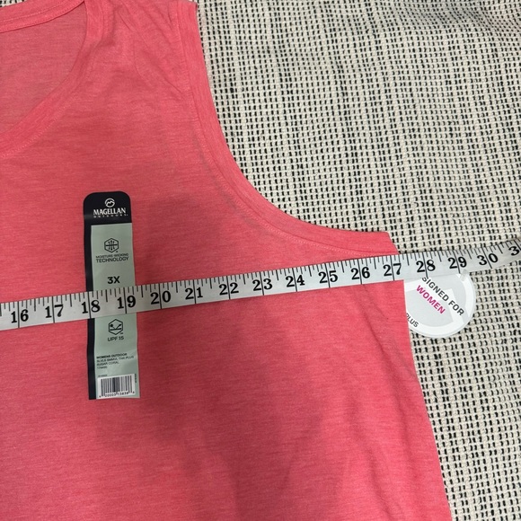 Magellan Fishgear 3XL Plus size tank top - Orange - Picture 4 of 4